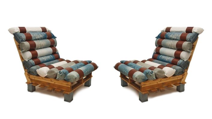 Sillones con tela vaquera |Homeserve