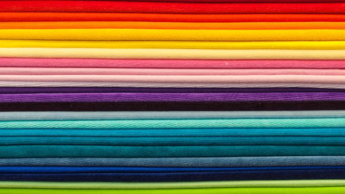 Telas de colores