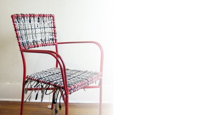 silla hecha con cables |Homeserve