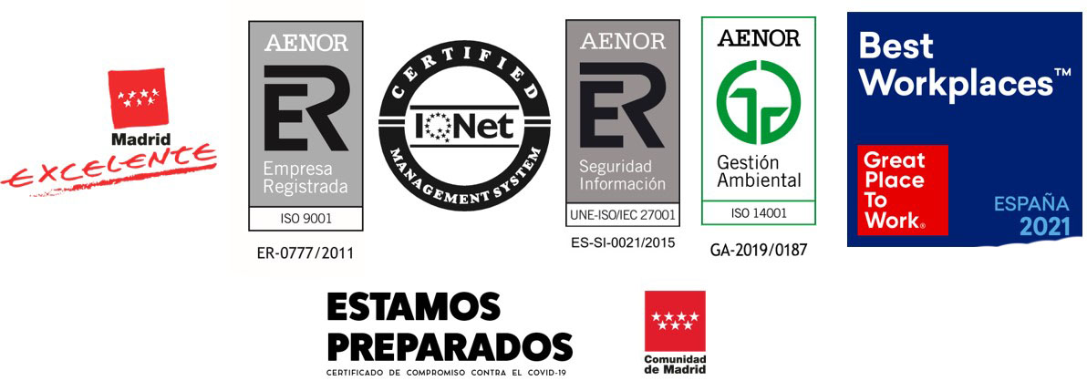 Logos certificaciones de calidad HomeServe