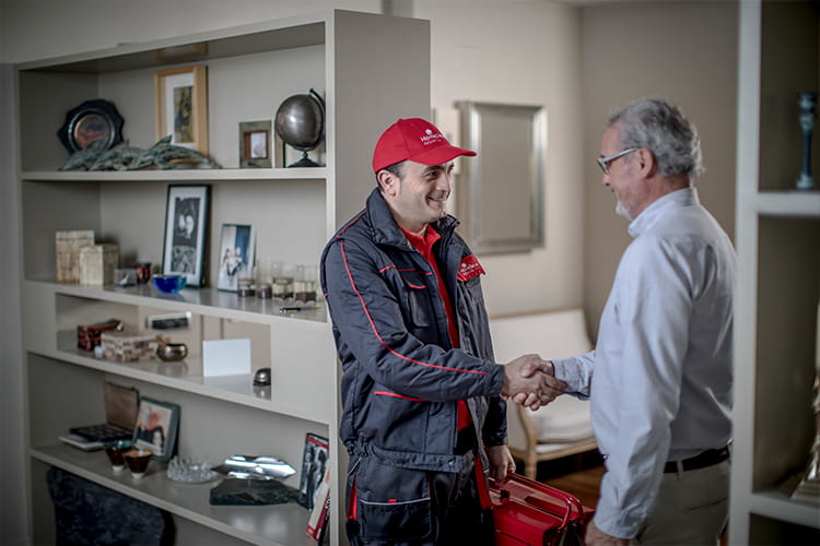 ClienteHomeServe y reparador