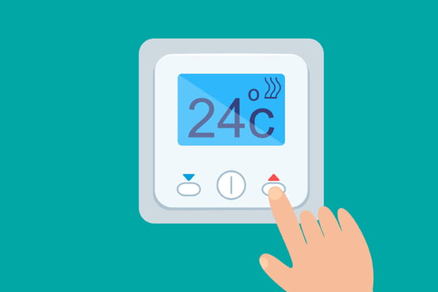 Control inteligente del aire acondicionado con split frío y calor