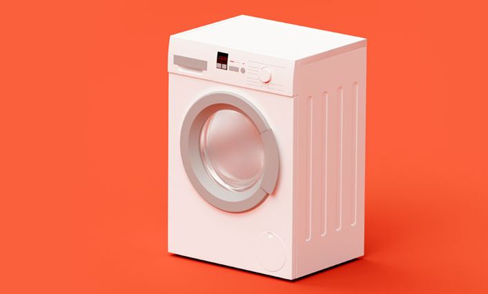 Una lavadora en perfectas condiciones