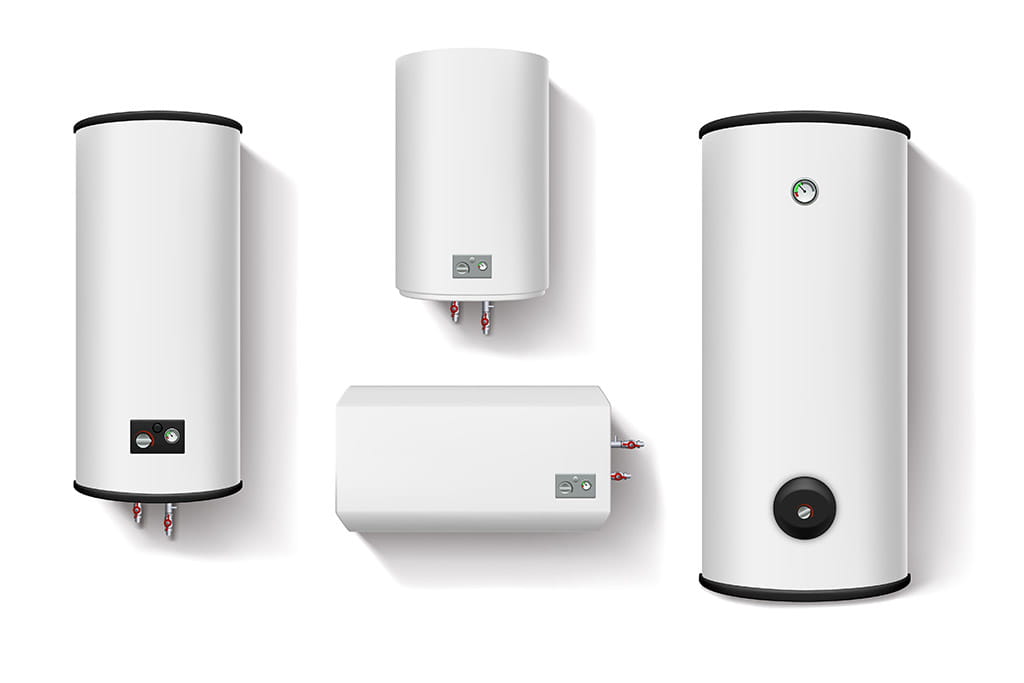 diferentes tipos de calentadores de gas y electricos