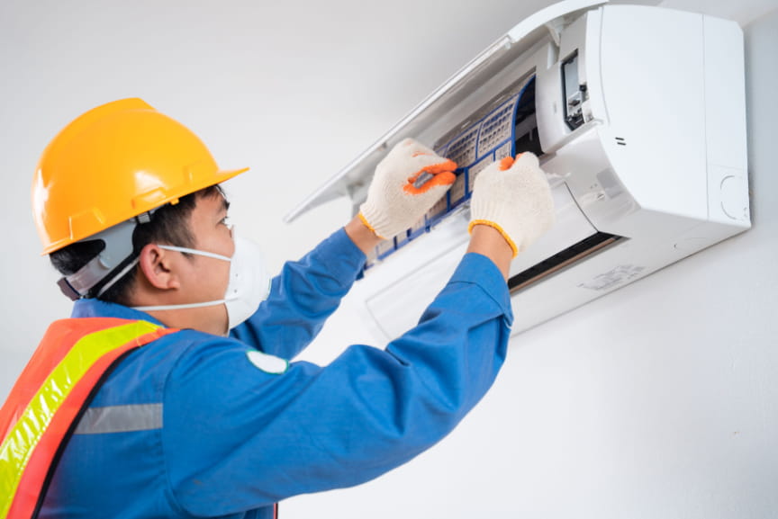 Instalacion segura aire acondicionado