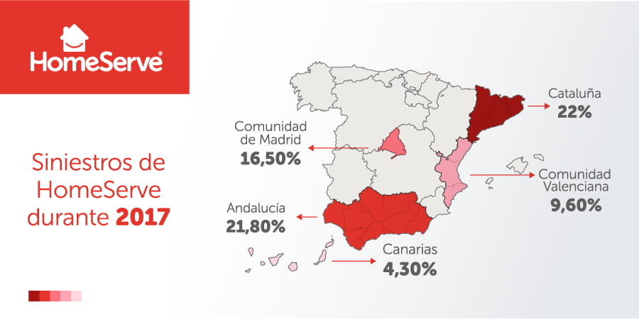 Datos de siniestros por provincias 2017