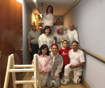 Pintura solidaria - Caritas Bizkaia  Bilbao
