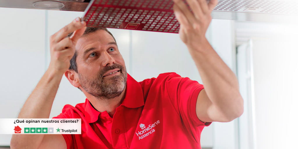 Instalación de campana extractora