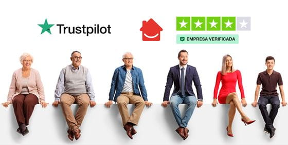 Clientes de HomeServe que han dejado un opinión en Trustpilot