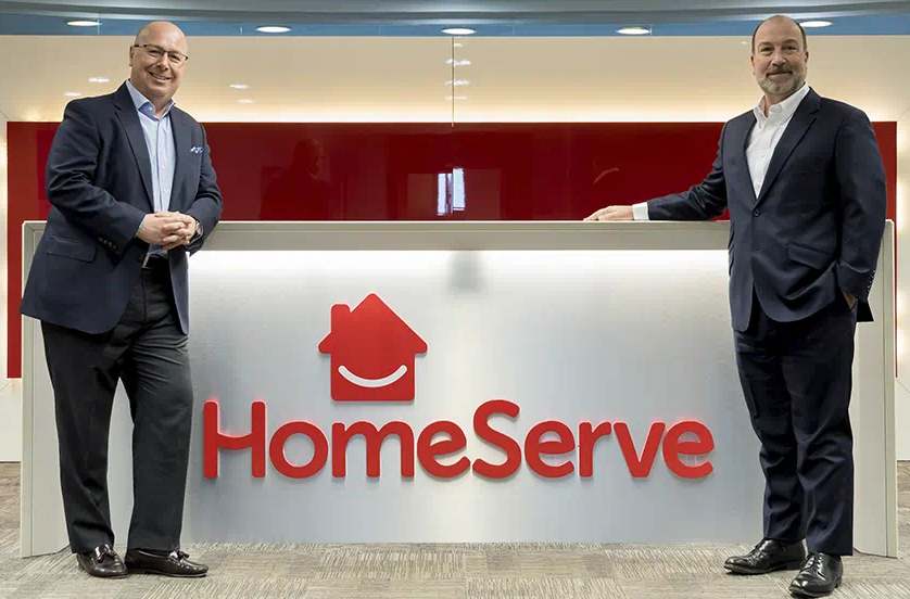 De izquierda a derecha Fernando Prieto CEO HomeServe España y H Stephen Phillips CEO global de Desarrollo Internacional