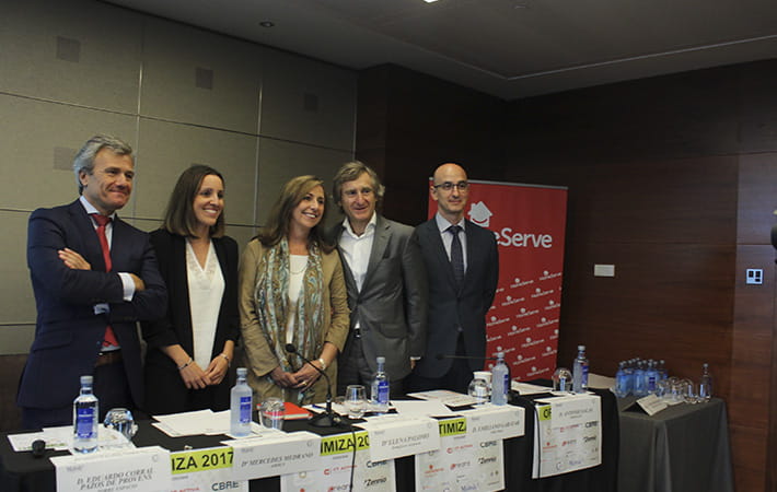 Elena Palomo, subdirectora de Real Estate de HomeServe, modera la mesa redonda de Optimiza 2017
